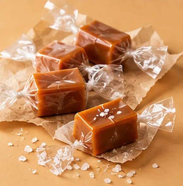 Caramelle mou al caramello salato — Sacchetto 200 g